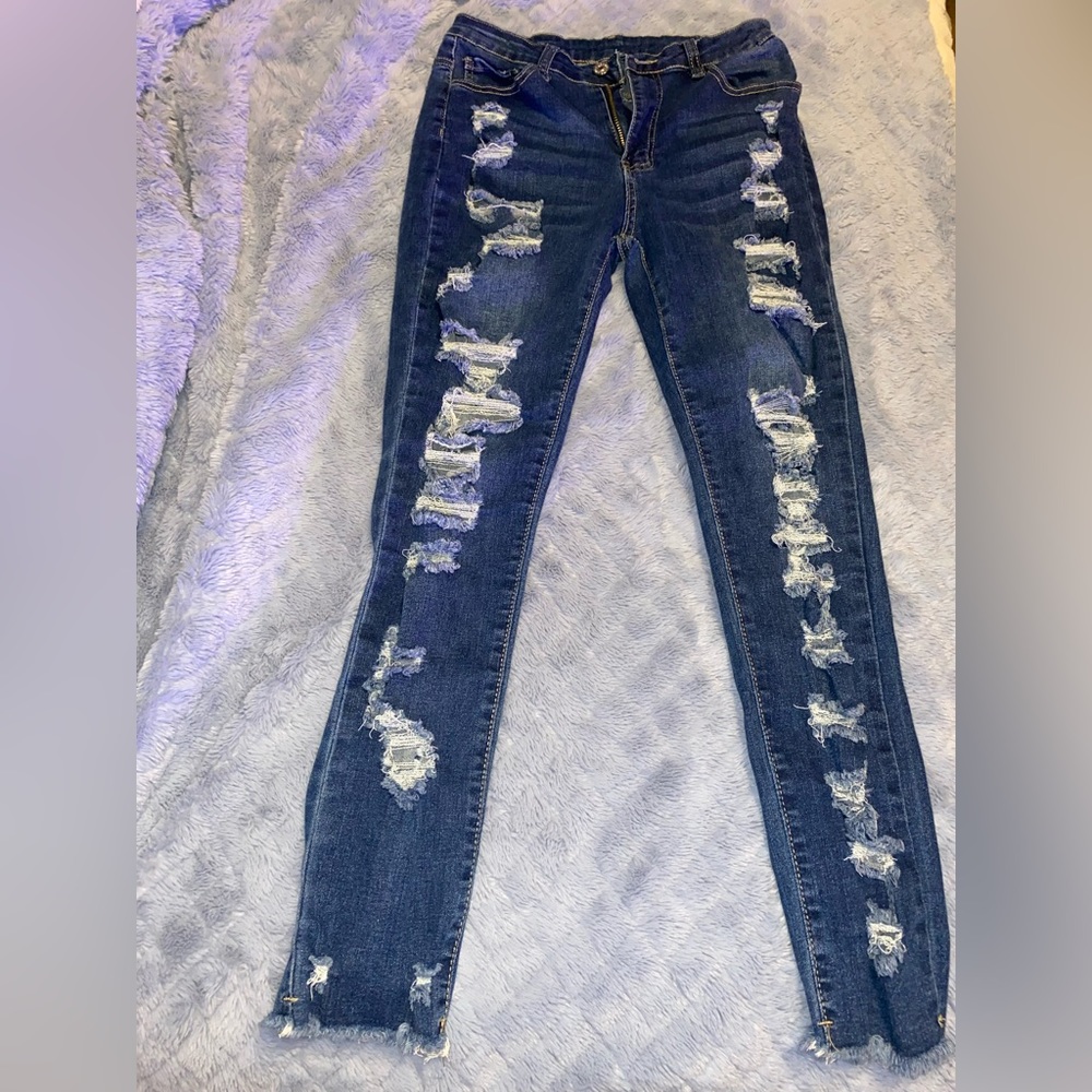 Torn jeans